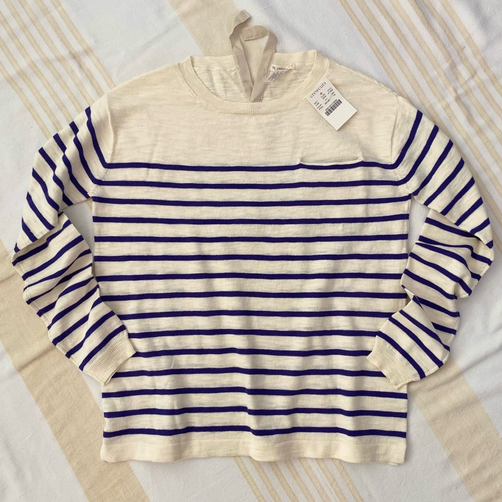 Crewcuts 💯% Cotton SZ 14 Girl’s Sweater Lightweight Slub Cotton